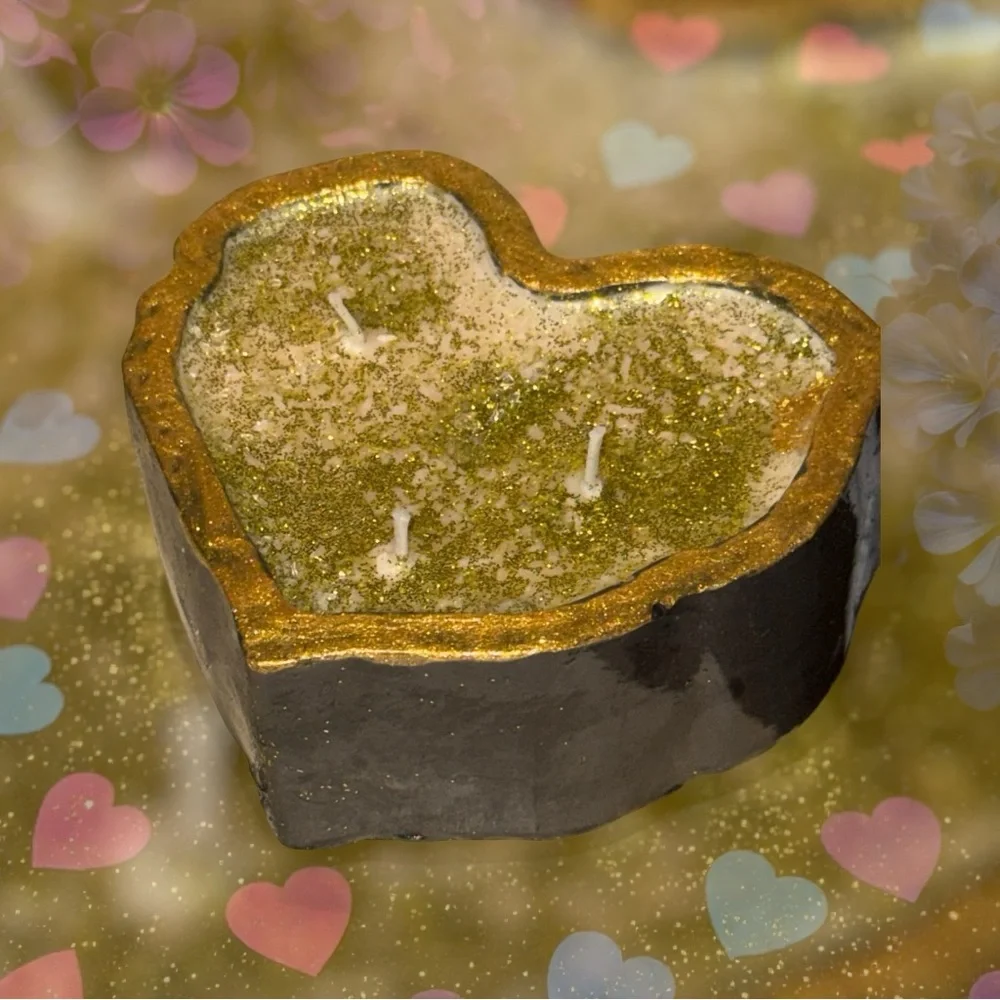 Fireside | Handmade Soy Candle in Handmade Resin Container - Picture 6 of 9